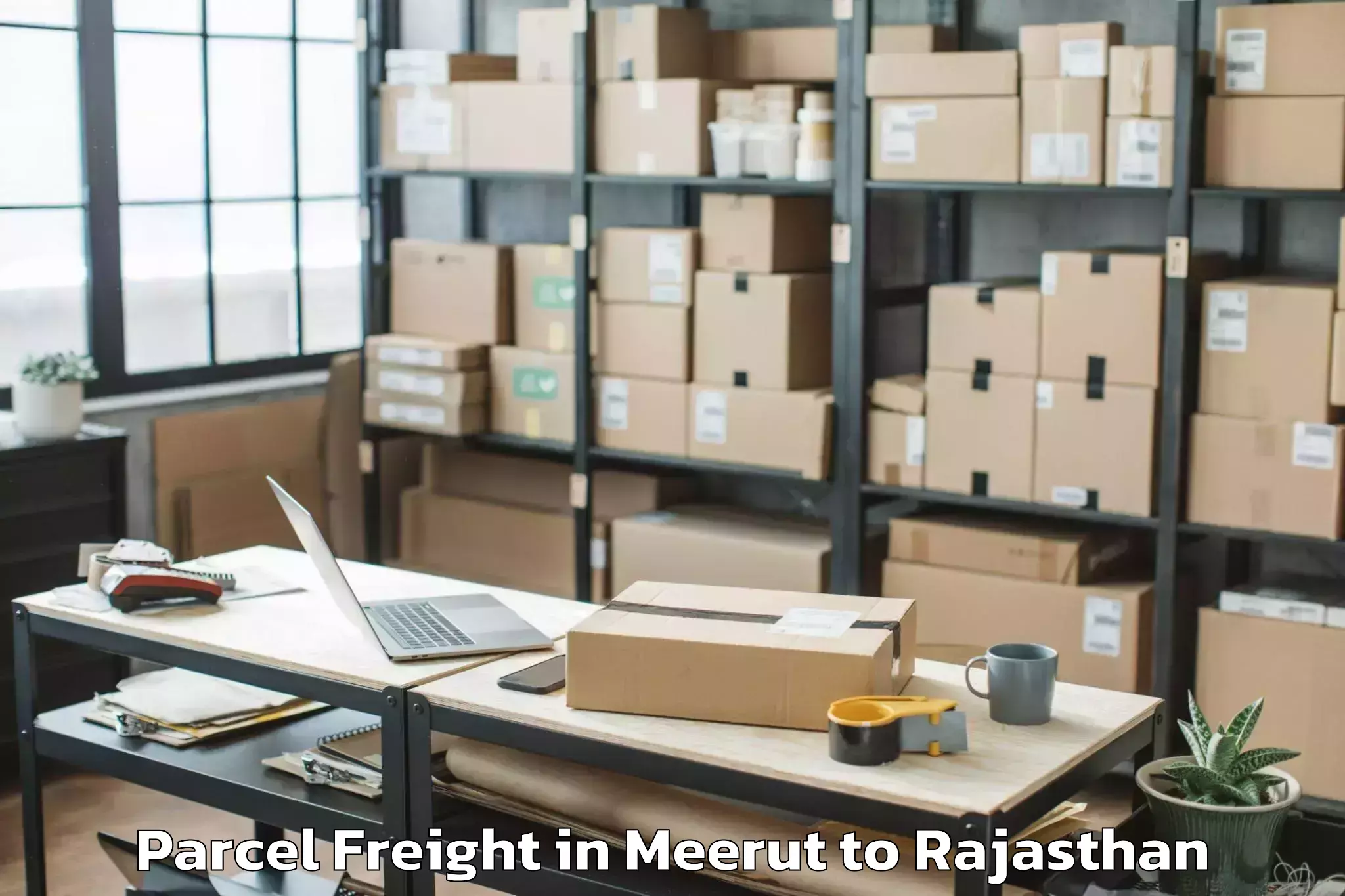 Leading Meerut to Rajakhera Parcel Freight Provider